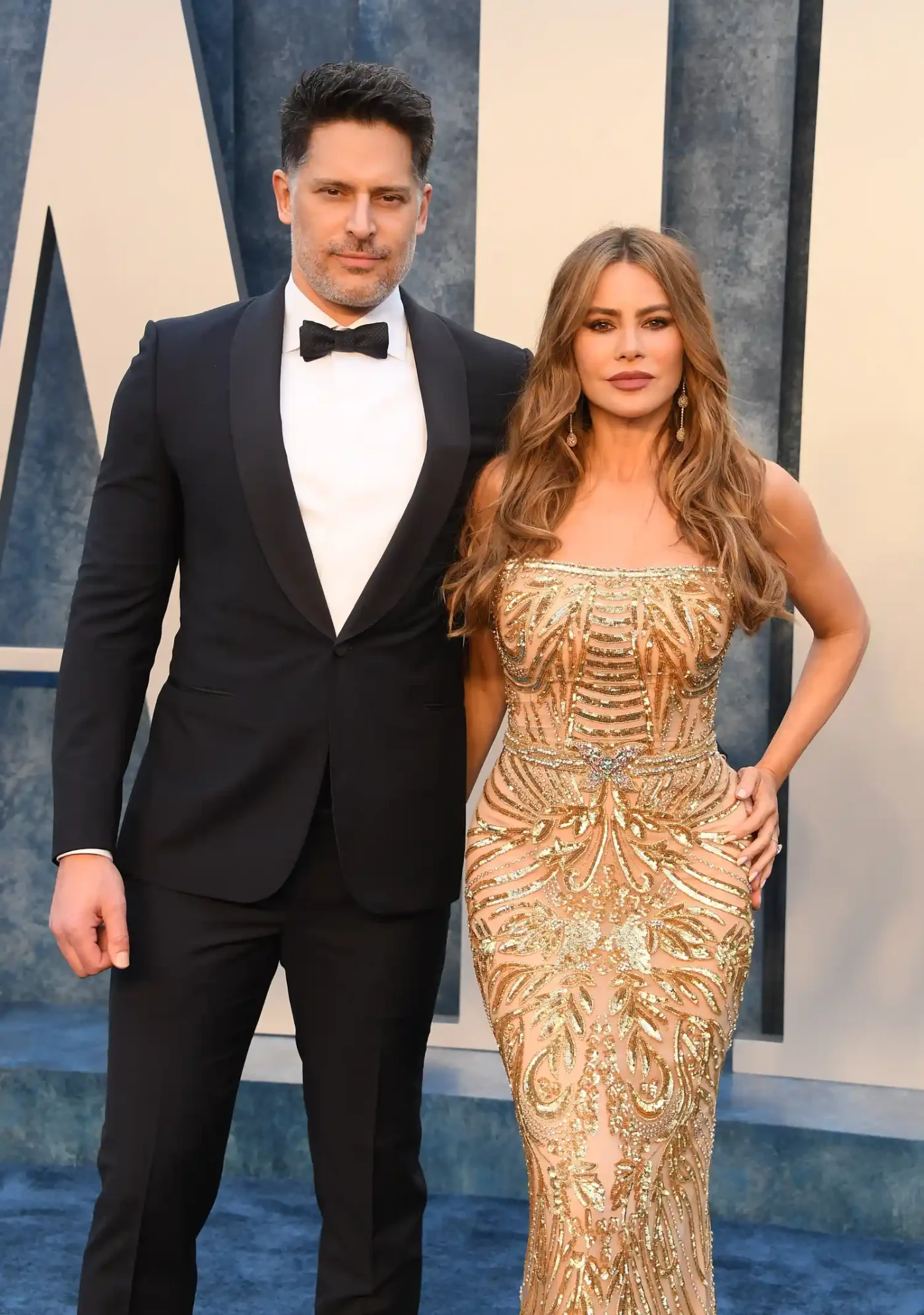 Sofia Vergara and Joe Manganiello at the Vanity Fair Oscar Party on March 12, 2023