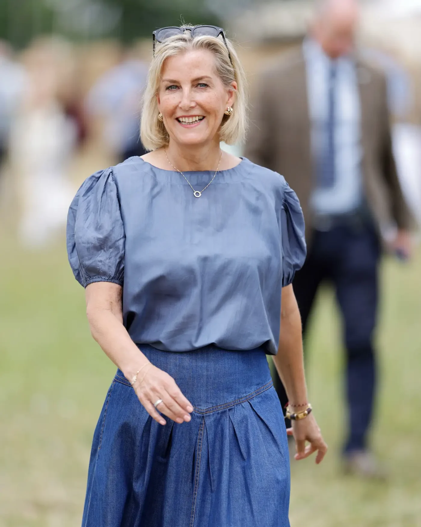 Sophie, Duchess of Edinburgh, in her role as Honorary President of Linking Environment and Farming (LEAF), visits the Groundswell Regenerative Agriculture Festival at Lannock Farm, Weston on July 1, 2026 in Hitchin, England.