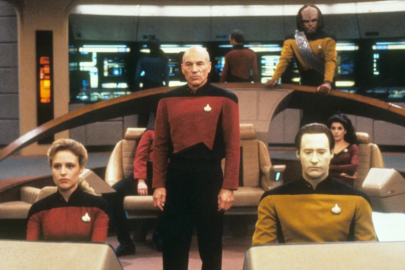 Star Trek: The Next Generation , Patrick Stewart, Michael Dorn, Brent Spiner, Marina Sirtis