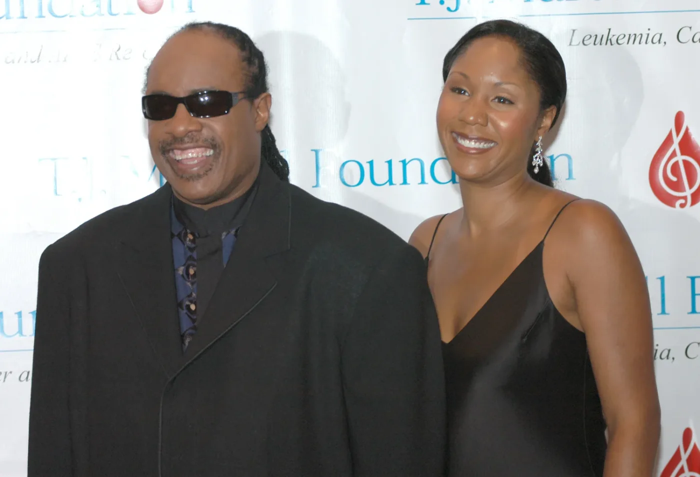 Stevie Wonder and Aisha Morris