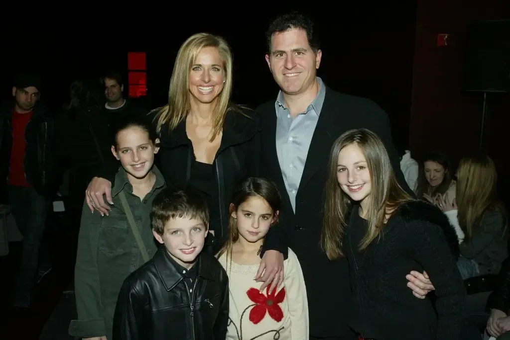 Susan Dell (L) and Michael Dell attends the Fall 2004 Phi show in New York.