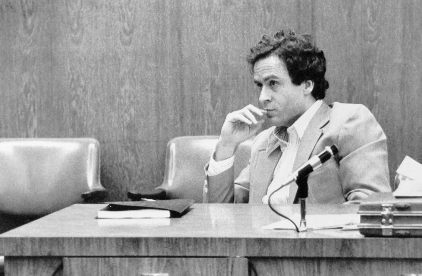Ted Bundy in Court on January 04, 1980 in Orlando, Florida.