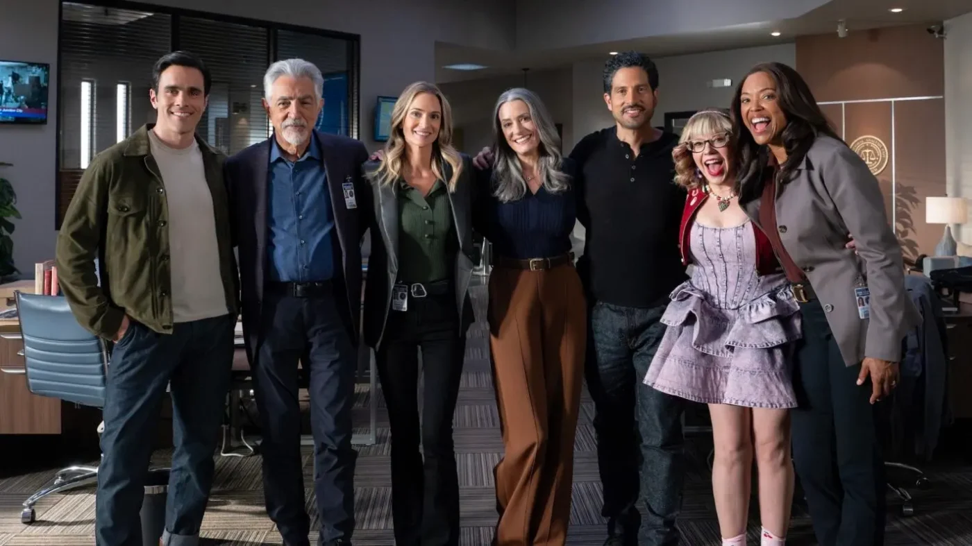 The cast of