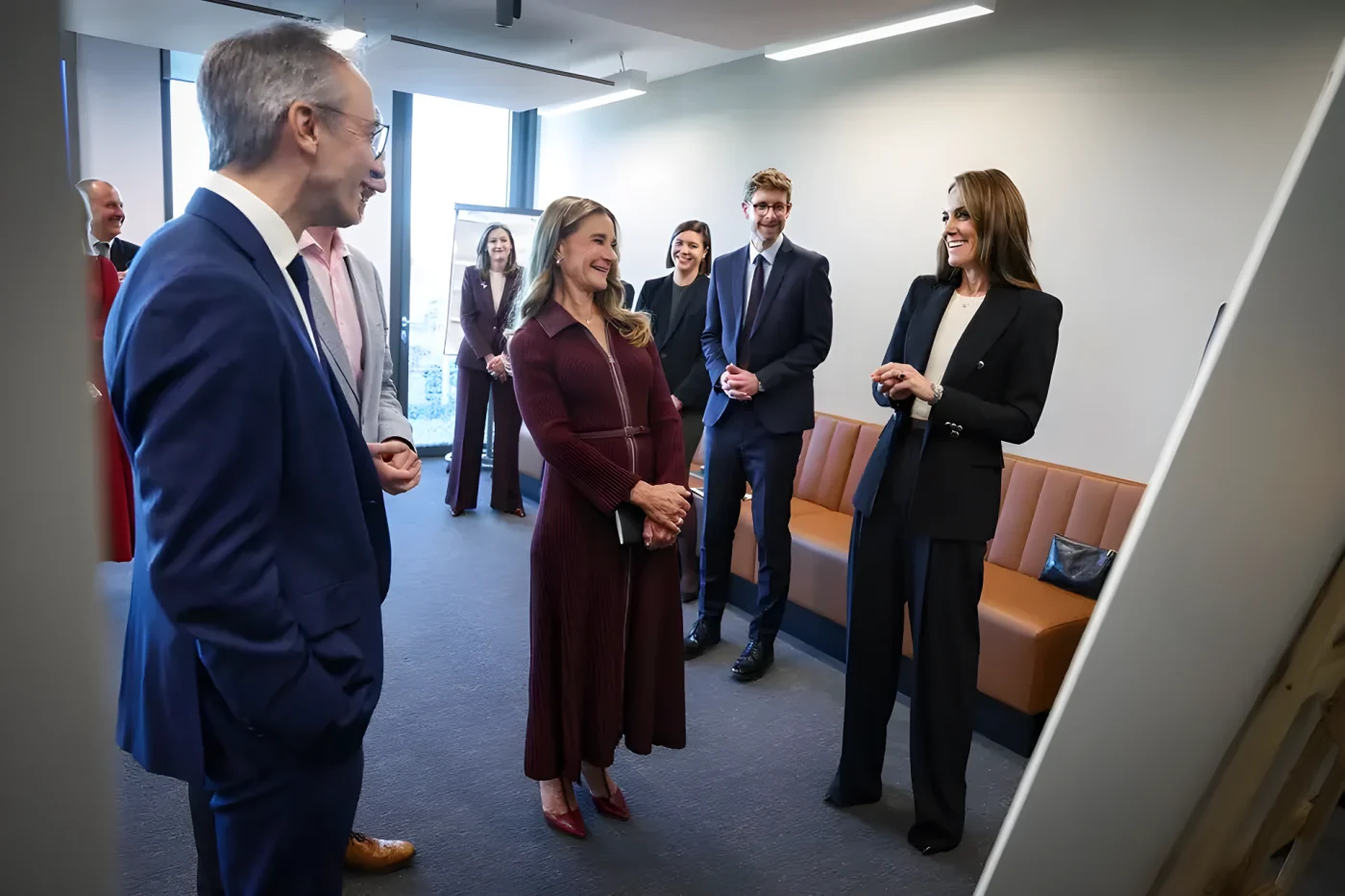 The Princess of Wales met with Melinda French in London
