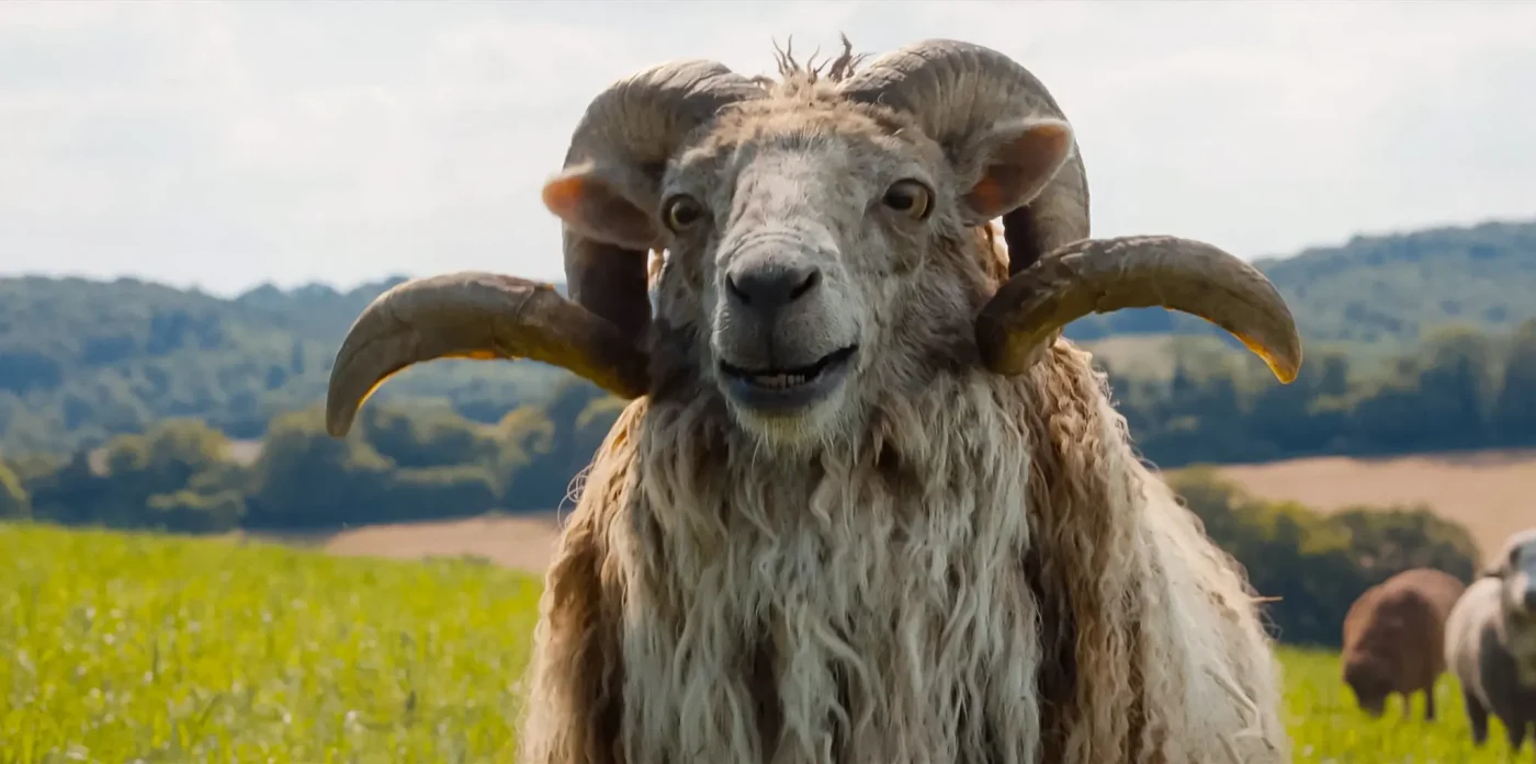 THE SHEEP DETECTIVES, Sir Ritchfield (voice: Patrick Stewart), 2026. © Amazon MGM Studios / courtesy Everett Collection