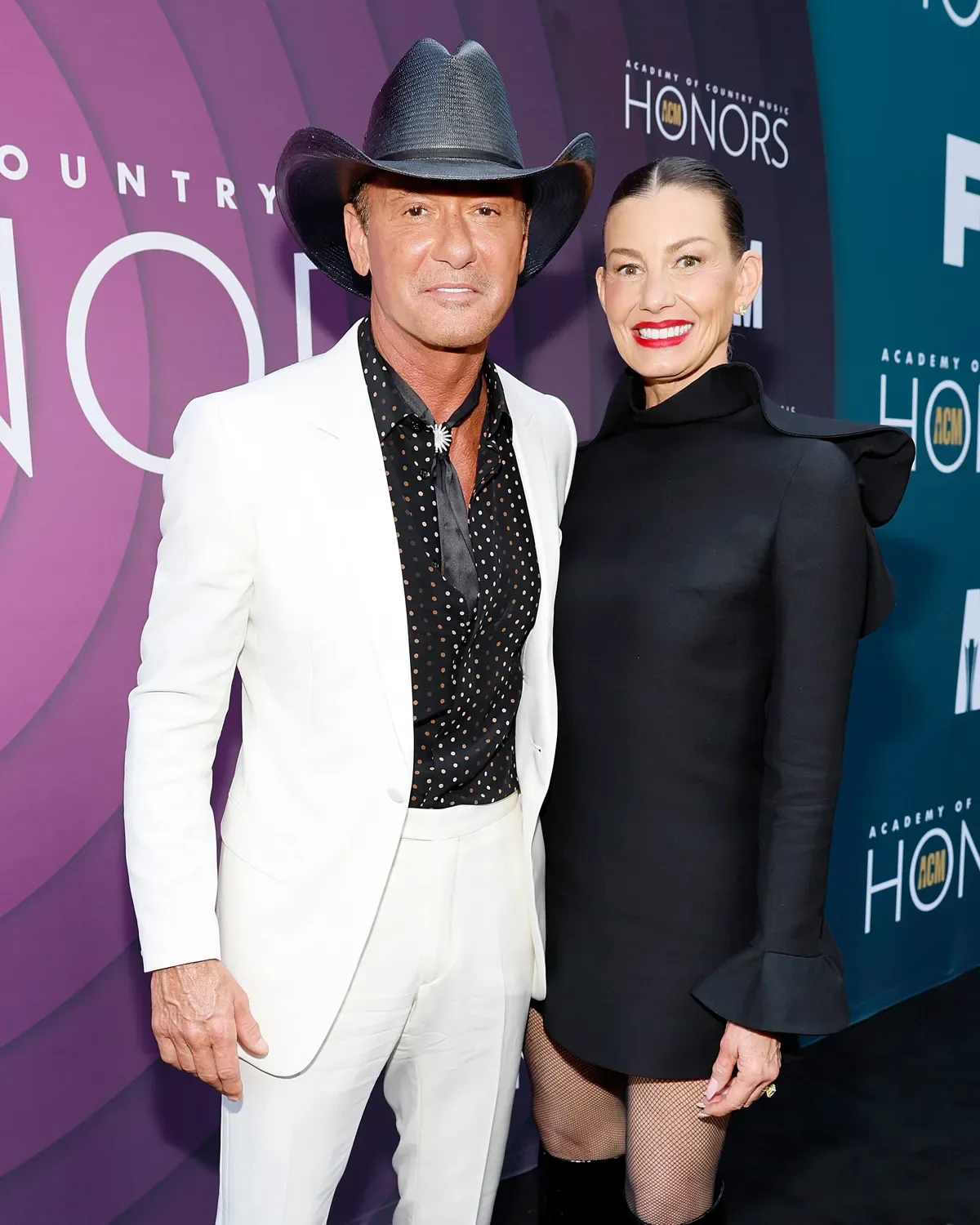 Tim McGraw and Faith Hill attend the 16th Annual Academy of Country Music Honors at Ryman Auditorium on August 23, 2023 in Nashville, Tennessee