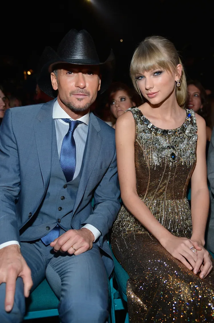 Tim McGraw and Taylor Swift at the 2013 Academy of Country Music Awards.