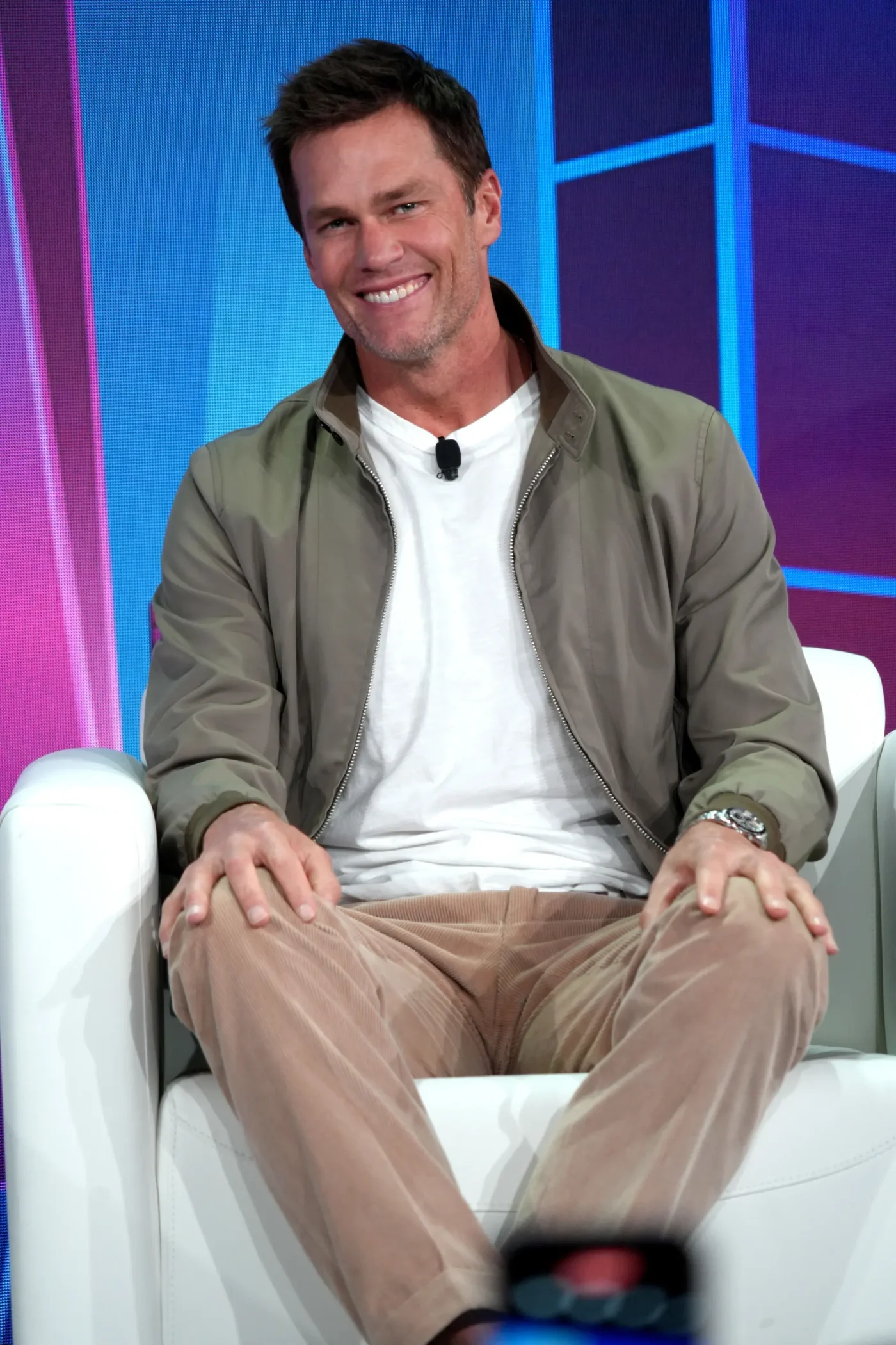 Tom Brady attends the Zeta Live 25 Conference.