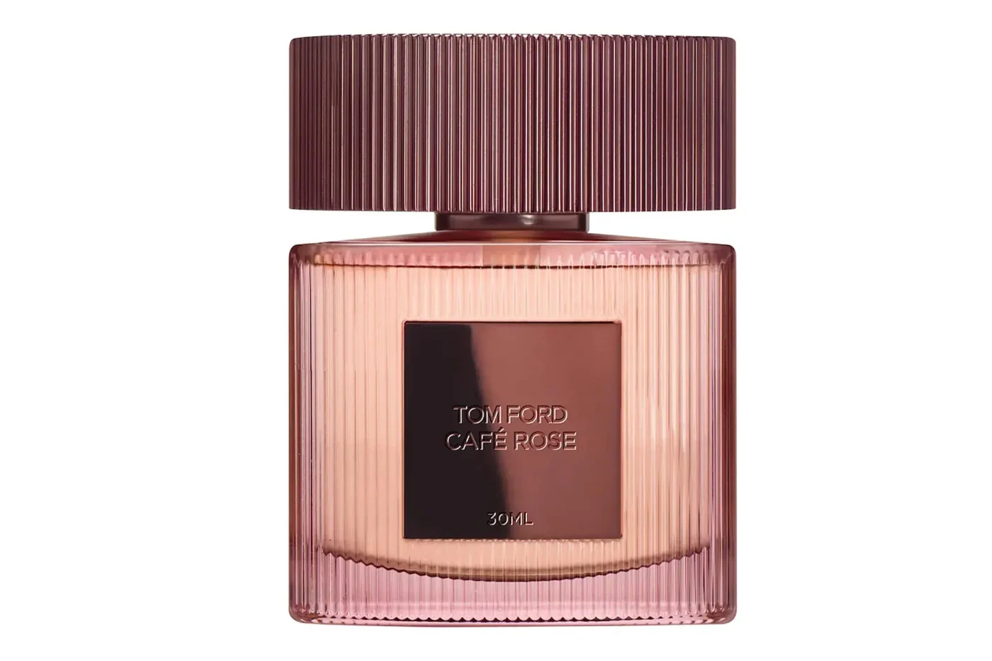 Tom Ford Café Rose perfume bottle.