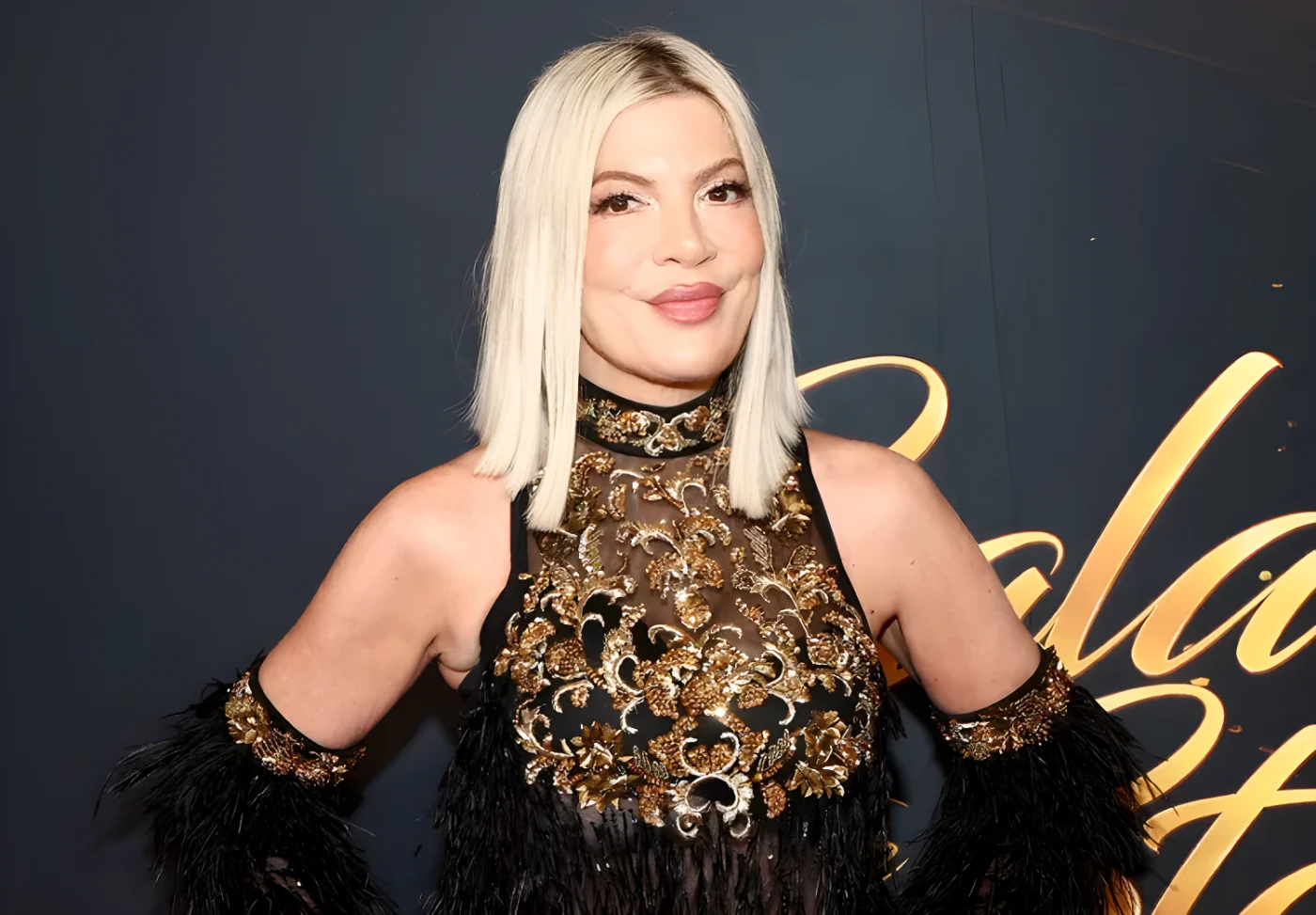 Tori Spelling on October 22, 2026.