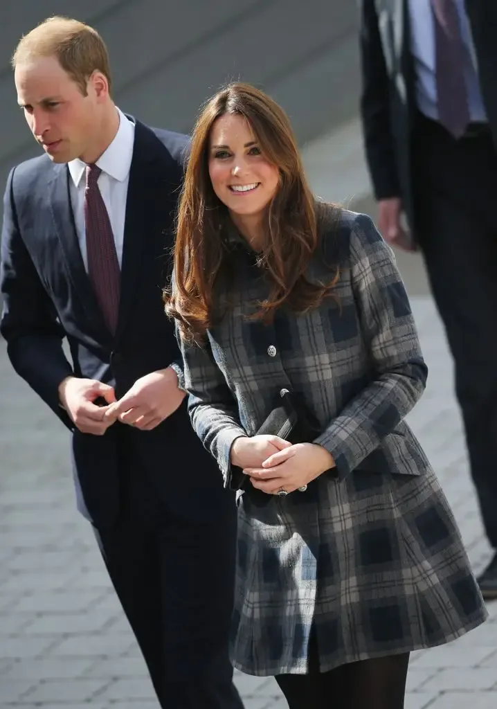 William and Catherine on their 2013 visit to Glasgow
