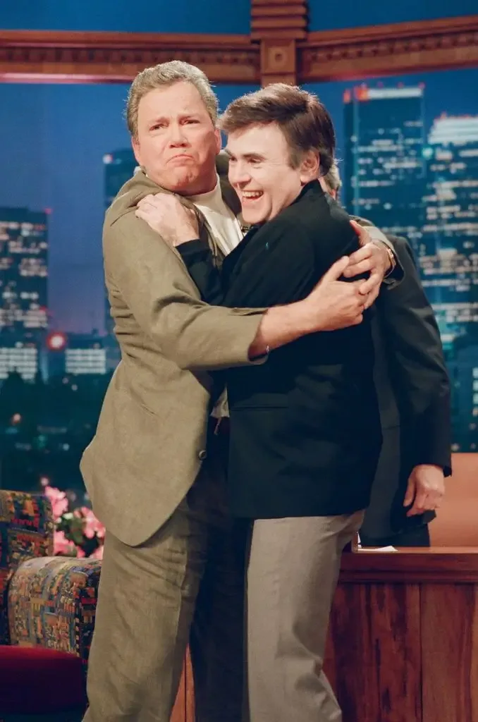 william shatner walter koenig hugging